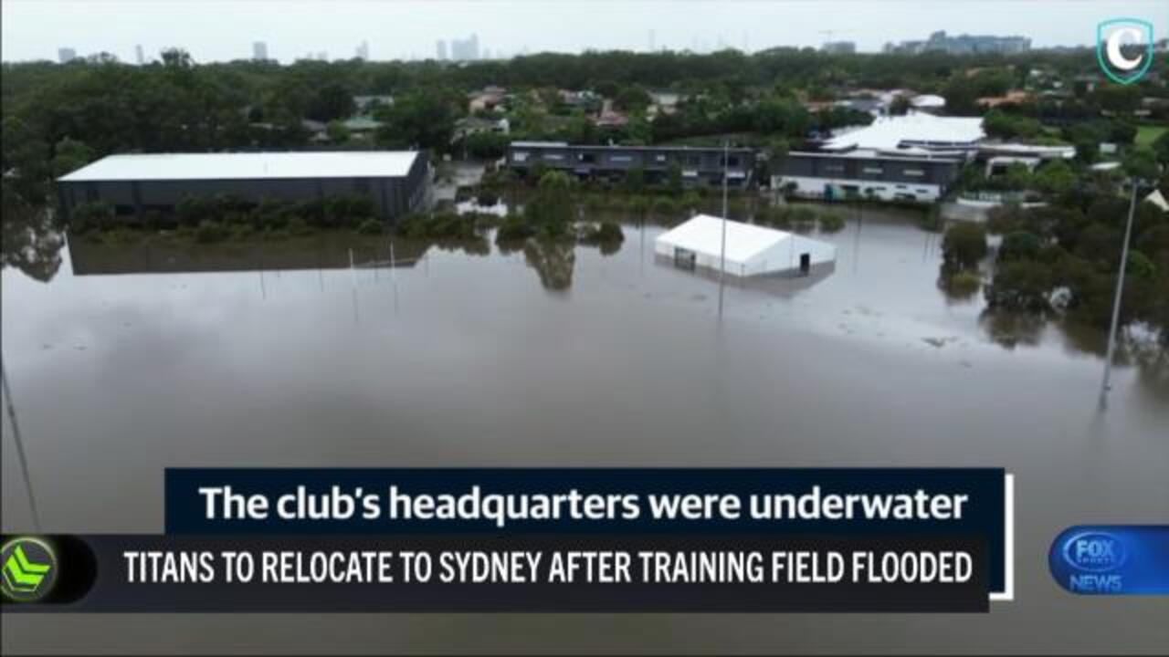 Titans move after training field flooded