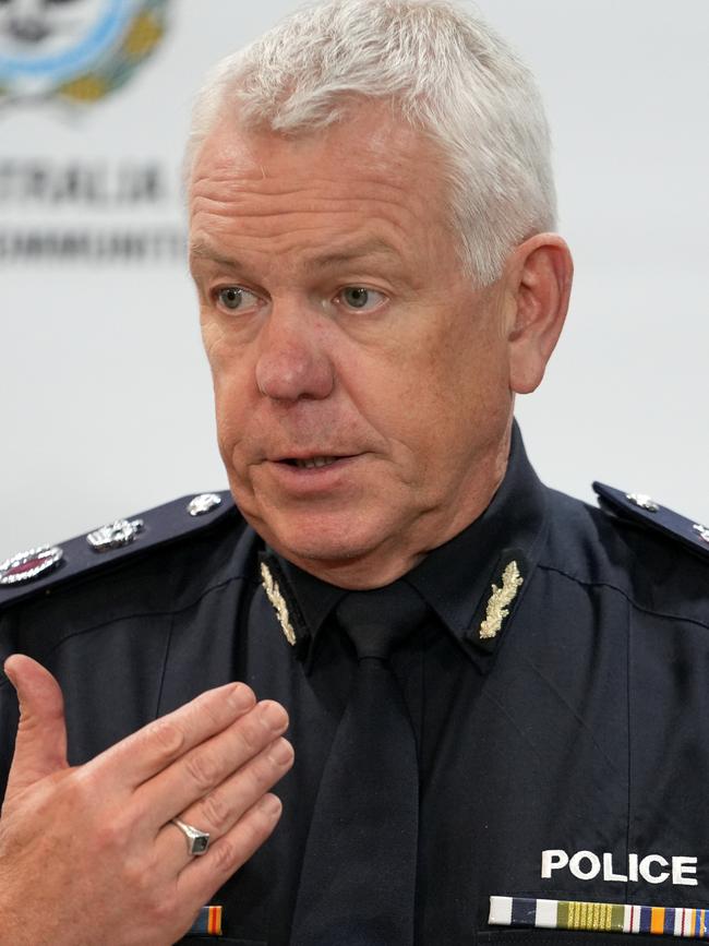 Police Commissioner Grant Stevens has stated he is “satisfied” with the “appropriate” armed police and Westfield response but flagged “minor improvements” with centre alerts. Picture: Dean Martin