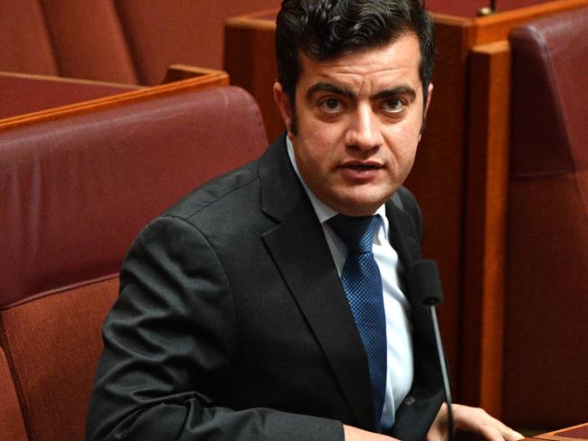 Senator Sam Dastyari future's is under a cloud. Picture: AAP