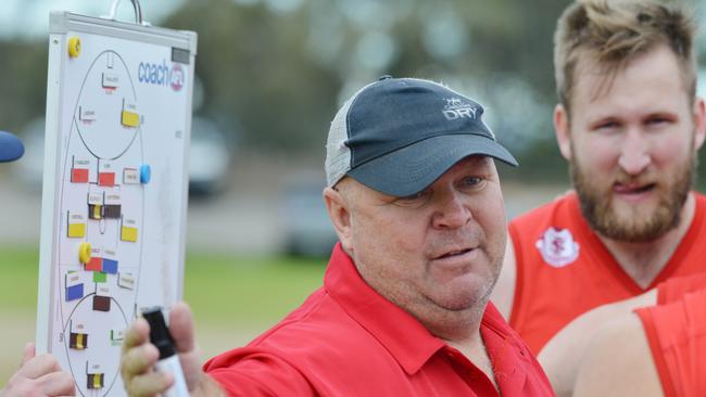 Flagstaff Hill coach Darren Vanzetta. Picture: AAP/Brenton Edwards