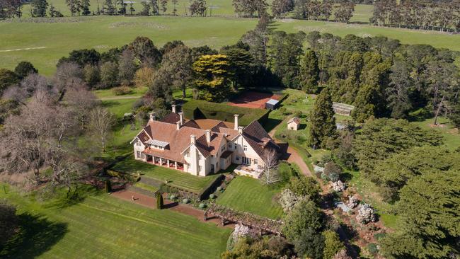 Historic homestead: Mawallok near Beaufort features a 10-bedroom mansion and its own 6-hole golf course.