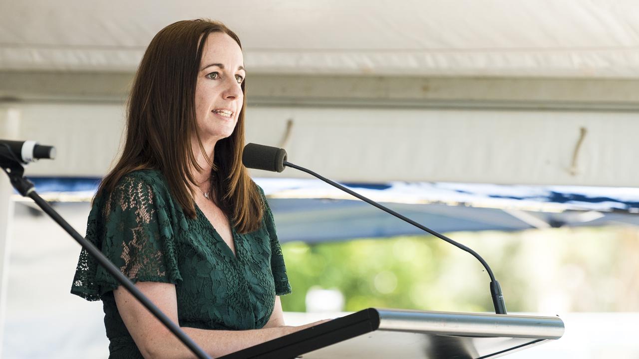 Shirley-Anne Gardiner is the Toowoomba District Citizen of the Year award recipient on Australia Day 2021 at Picnic Point, Tuesday, January 26, 2021. Picture: Kevin Farmer