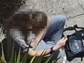 CCTV footage appears to show two men shooting up close to the controversial injecting rooms in Richmond in February 2019.