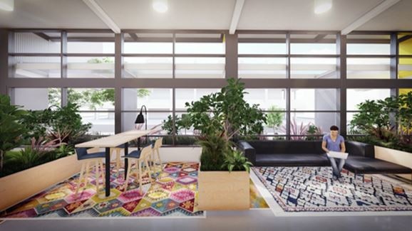 Artistic render of new "informal" meeting spaces at the Palmerston Recreation Centre. Picture: City of Palmerston