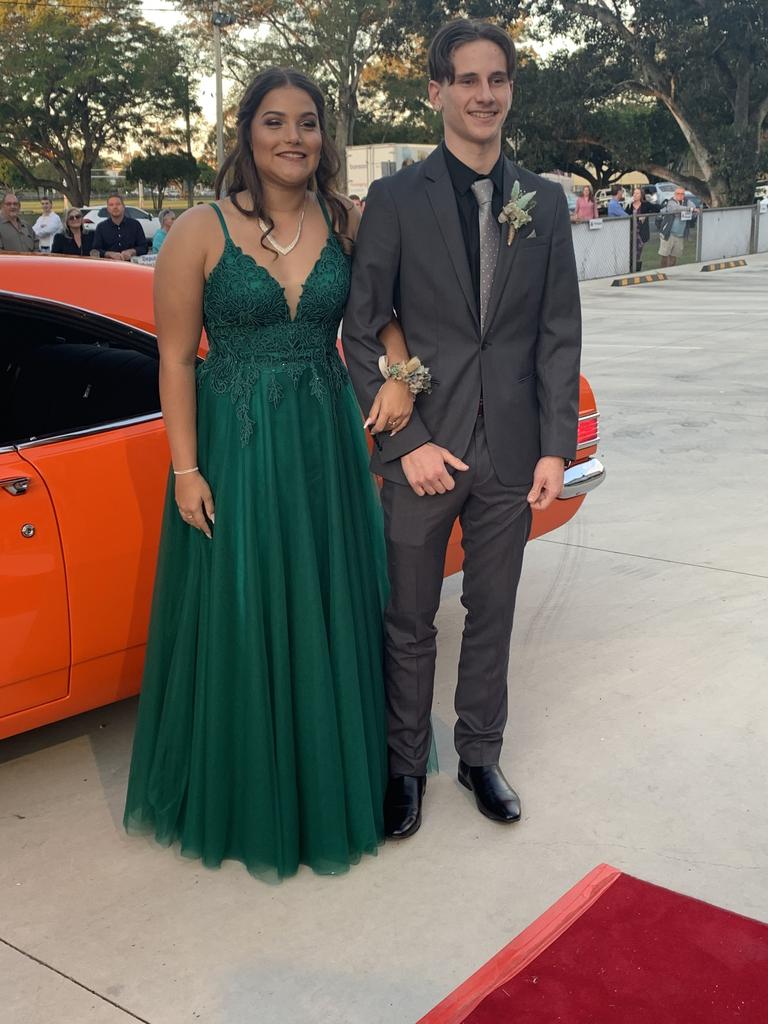 Students arrive at Maryborough State High School's formal.