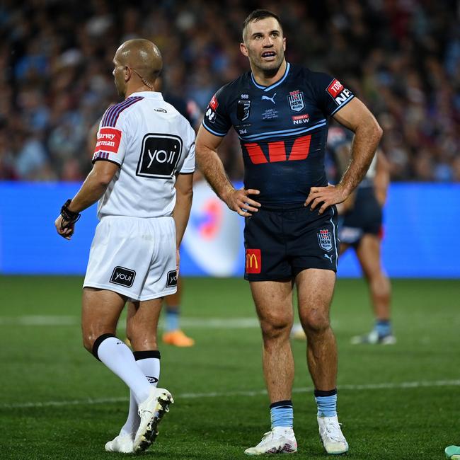 James Tedesco had a poor game. Picture: NRL Photos