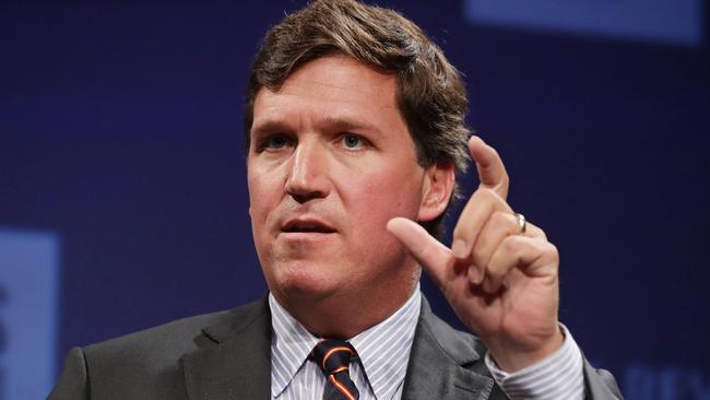 Tucker Carlson was the most popular host on American pay television. Picture: Getty