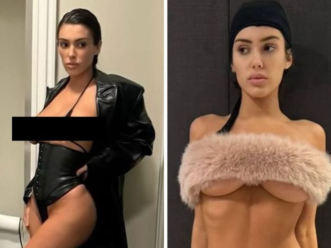 Kanye West posts risqué pics of Aussie wife