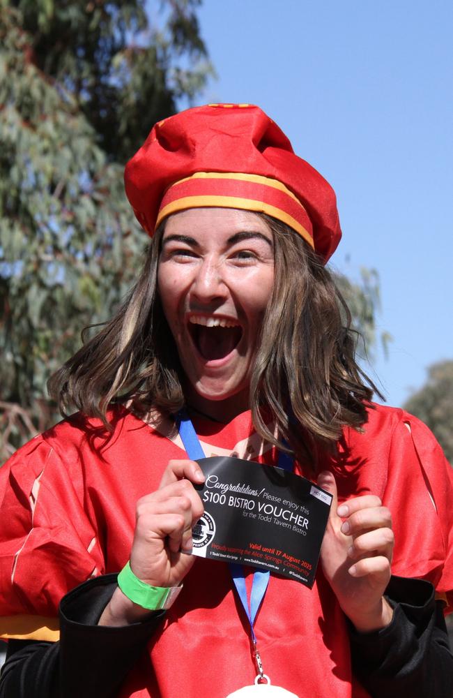 HOT17082024 Brooke Webb. Punters from far and wide enjoying the Henley on Todd in Alice Springs, Saturday, August 17, 2024. Picture: Gera Kazakov