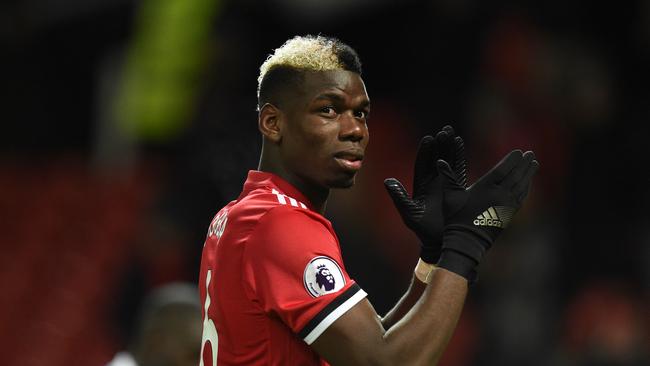 Manchester United's French midfielder Paul Pogba