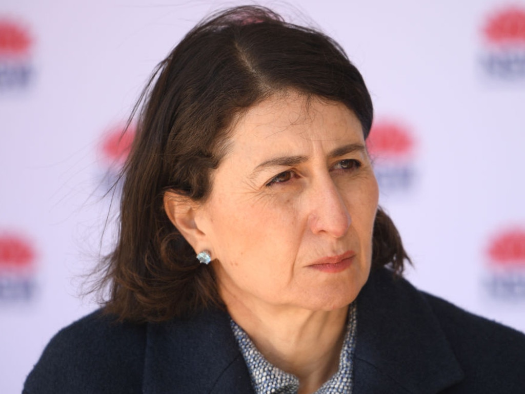 Premier Gladys Berejiklian has been reluctant to introduce stricter restrictions in Sydney. Picture: Dan Himbrechts-Pool/Getty Images