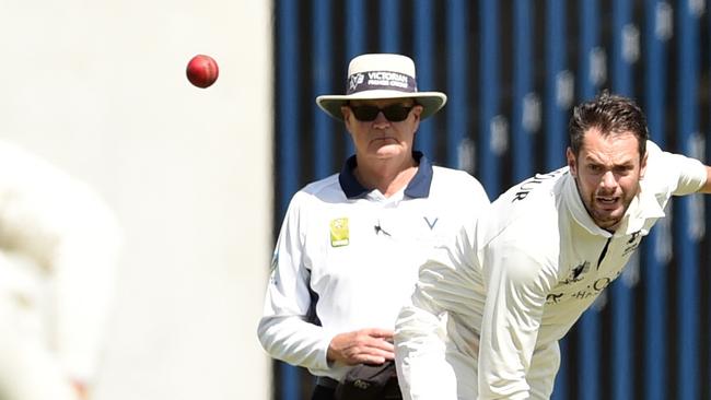 Premier Cricket: Geelong v Prahran. Stephen Seymour for Prahran.