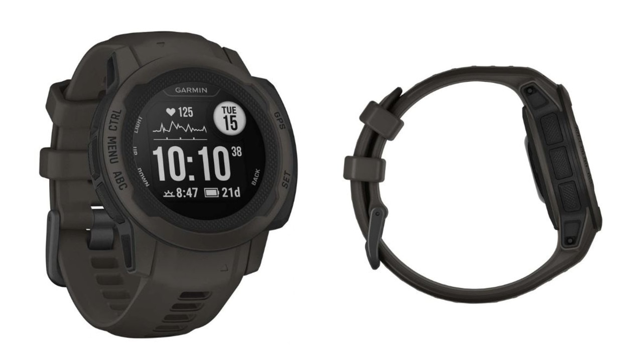 Garmin Instinct 2S Smartwatch in Graphite. Picture: Myer