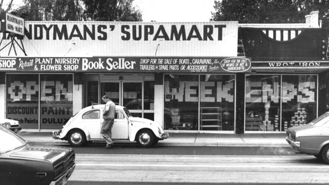 The store as seen in 1984, about a decade after it first opened.
