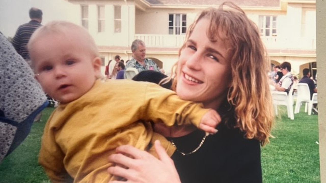 Brodie Bailey and his mother Tarmara June Smith who was murdered on Easter Sunday in Toowoomba, Queensland, in 2002. Picture: Supplied/Brodie Bailey