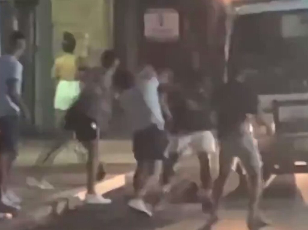 Dragons playmaker Corey Norman and former Panther James Segeyaro have claimed racial abuse led to a Friday night brawl under NRL investigation. Picture: Supplied.
