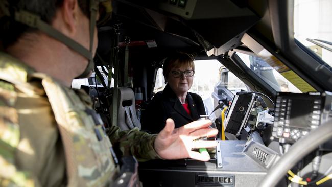 Defence Minister Linda Reynolds was due to touch down in Darwin on Sunday afternoon ahead of a five-day tour of the Top End’s military bases. Picture: Supplied