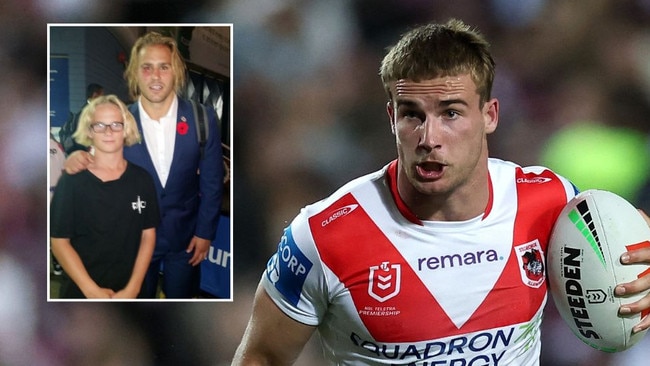 Toby Couchman has gone from Dragons superfan to emerging prop.
