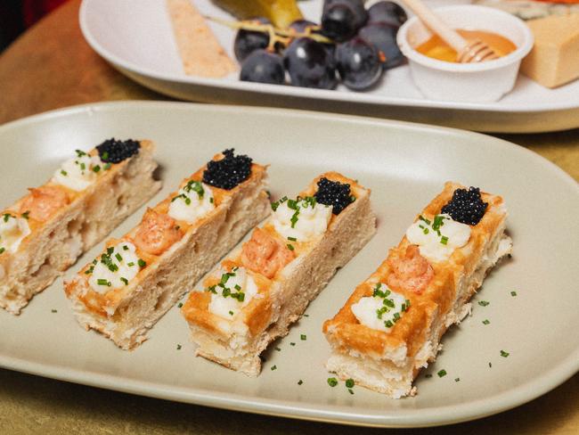 Caviar and waffles at the new Chippo Hotel