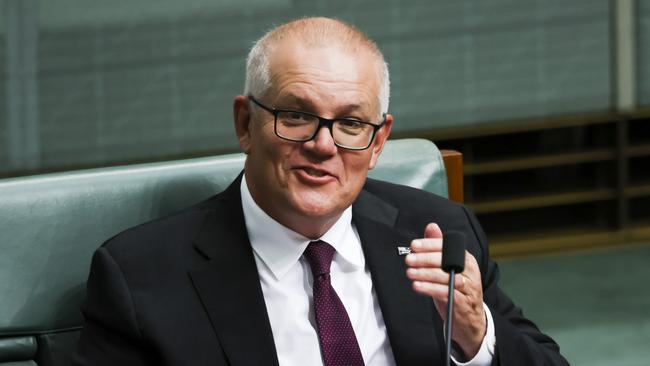 Former prime minister Scott Morrison. Picture: Dylan Robinson