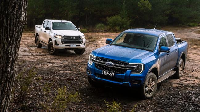 The Toyota HiLux and Ford Ranger both use diesel fuel.