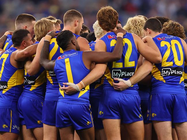 The Eagles need to find a solution at the ruck position soon. Picture: Paul Kane/Getty Images