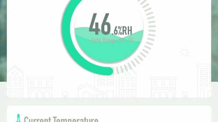 The Inrigo app provides details on in-bag humidity, temperature, and it's also where the owner can set alarms or warnings if the bag is moved.