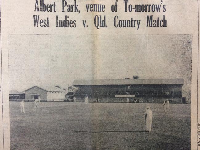 The West Indies at Albert Park on December 15, 1960.