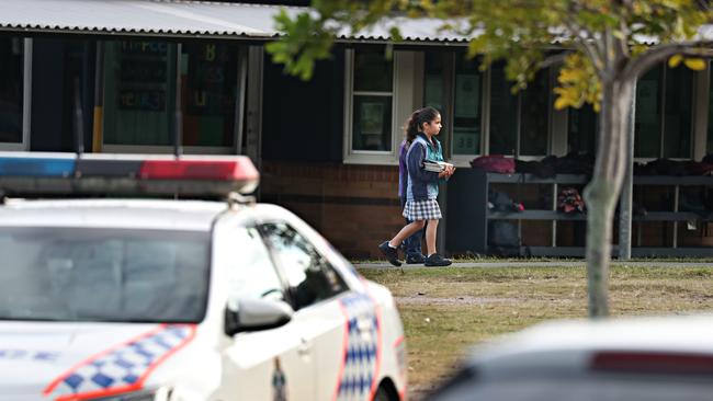 Police will maintain a presence at North Lakes schools. Picture: Annette Dew