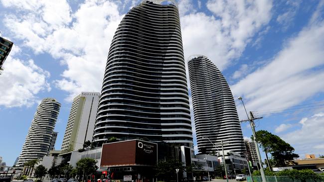 The Oracle buildings at Broadbeach. Picture: Glenn Hampson