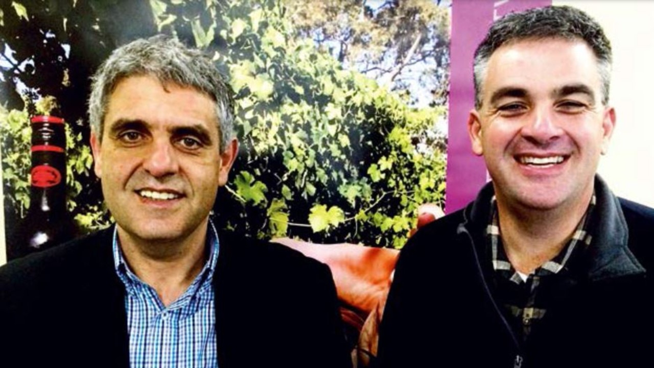 Vince (left) and David Littore pictured in 2015. Picture: Supplied