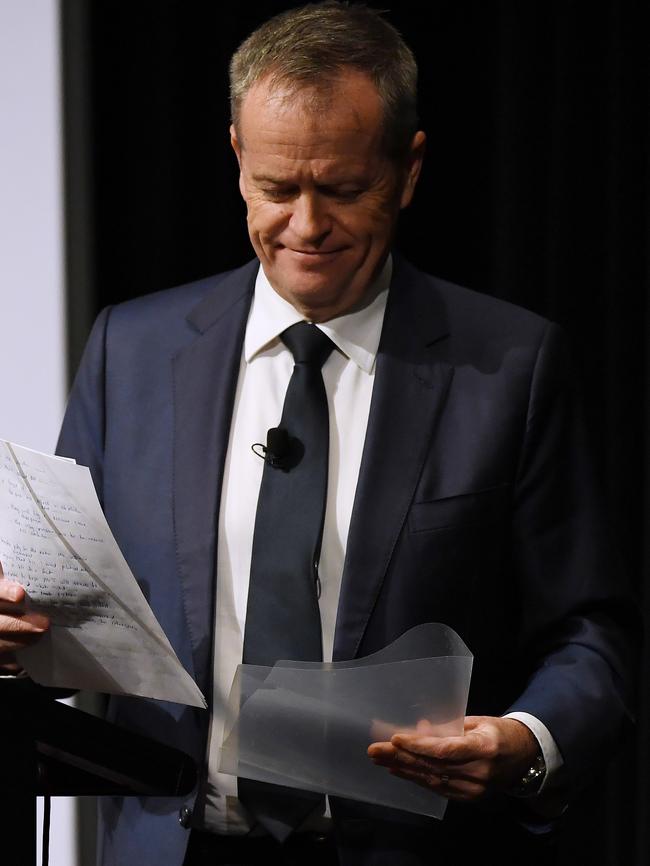 Bill Shorten: A strong “retail” politician.