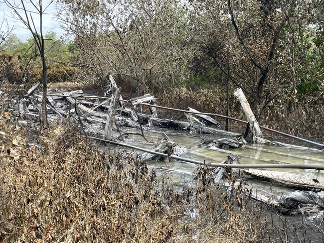 Police have confirmed they are investigating whether or not a fire which destroyed part of the Bluewater Trail was deliberately lit. Photo: Fergus Gregg