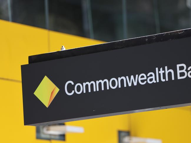 SYDNEY, AUSTRALIA - NewsWire Photos MARCH 30, 2023: A Commonwealth Bank sign at a branch on Liverpool Street in the Sydney CBD.Picture: NCA NewsWire / Damian Shaw