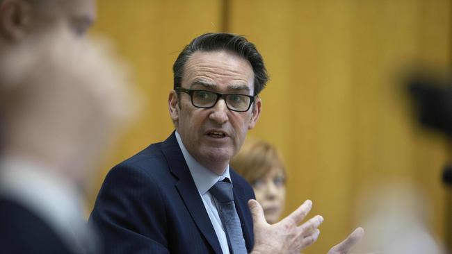 Treasury secretary Steven Kennedy could not vouch for the economic outcomes modelled in the government’s net zero plan. Picture: Gary Ramage