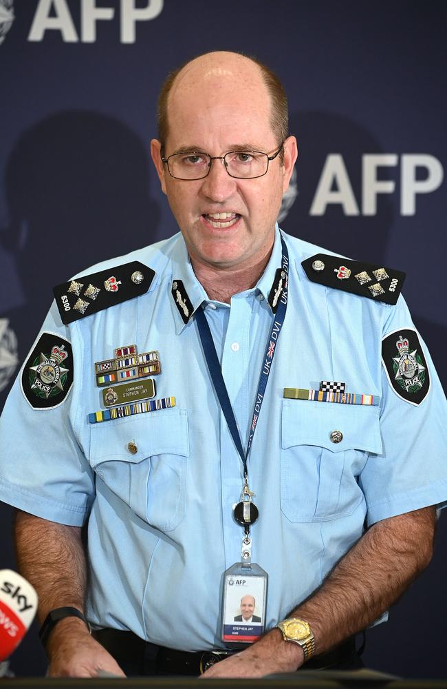 Queensland Police Service Commander Stephen Jay. Picture: NewsWire / John Gass