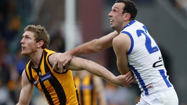 Ben McEvoy outpoints Todd Goldstein in Launceston.