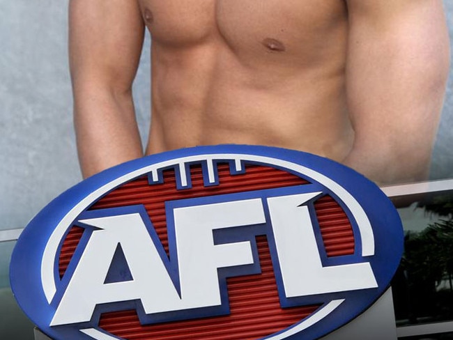 Picture to go with AFL nude story.