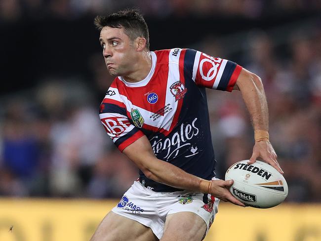 Roosters halfback Cooper Cronk gave his grand final jersey to the doctor who helped get him right to play. Picture: Brett Costello