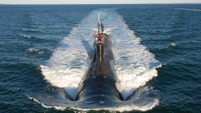 A Virginia-class attack submarine.