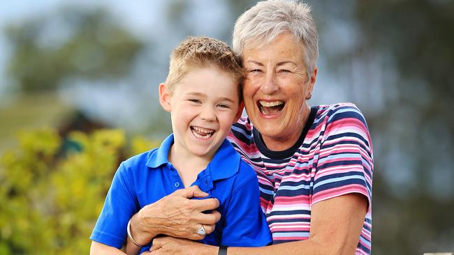 James will always be the apple of his Oma Maryke’s eye after his brave actions last year. Picture: Mark Stewart