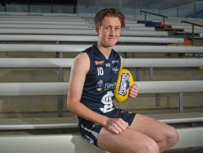 05/11/20 - South Adelaide rising star Brayden Cook is said to be the 'bolter' ahead of this year's AFL draft.Picture: Tom Huntley