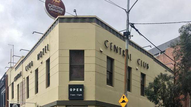 The Central Club Hotel, Victoria St, North Melbourne.