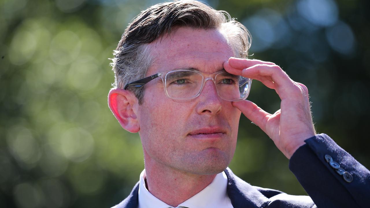 NSW Premier Dominic Perrottet speaks to the media during a press conference. Picture: NCA NewsWire / Gaye Gerard