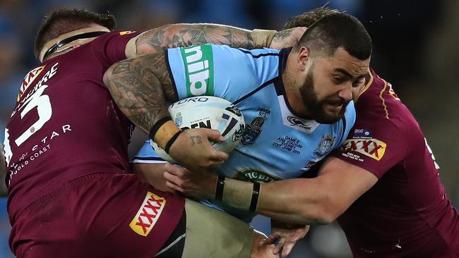 Andrew Fifita is set to back up for the Sharks. Picture: Brett Costello