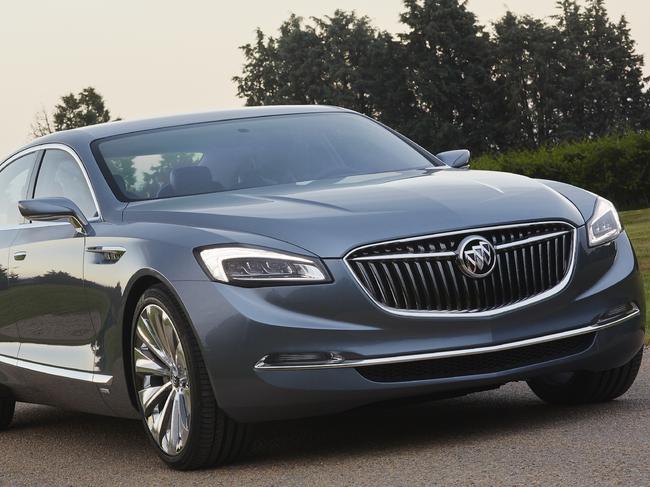 New Buick Avenir concept luxury car for China and the world - designed by Holden in Melbourne - unveiled in Detroit. January 2015.