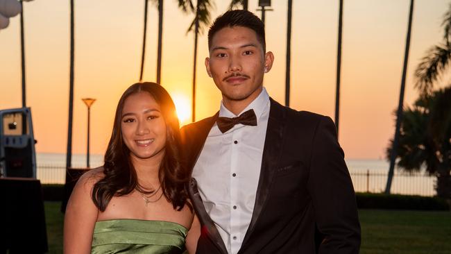 Aaron Phan and Erika Cagunan at the Great Humpty Ball Darwin 2024. Picture: Pema Tamang Pakhrin