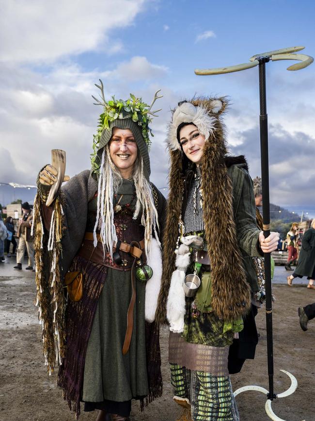 Willie Smith's Midwinter Festival Huonville - Rachael Westblade and Emily Westblade. Picture: Caroline Tan