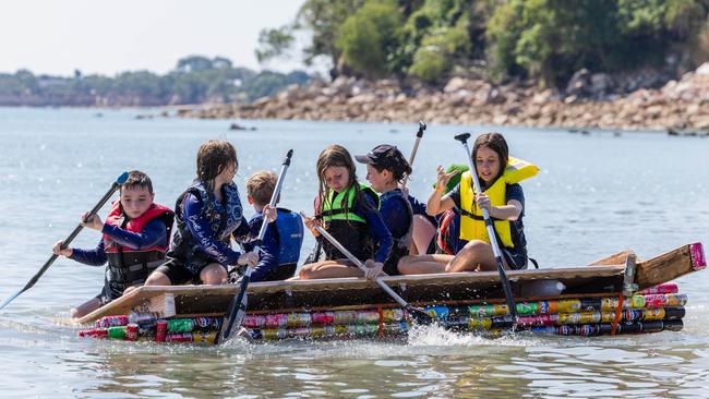 Darwin Beer Can Regatta at Mindil Beach, 2025. Picture: Pema Tamang Pakhrin
