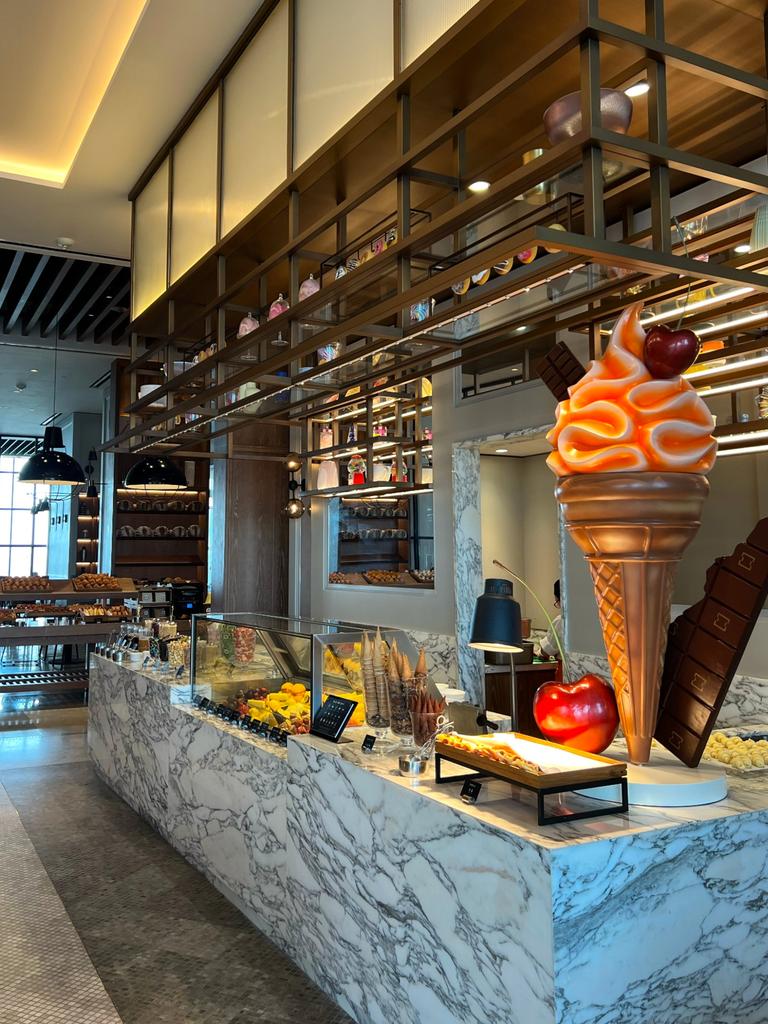 There is an ice cream shop in the desserts section. Picture: news.com.au